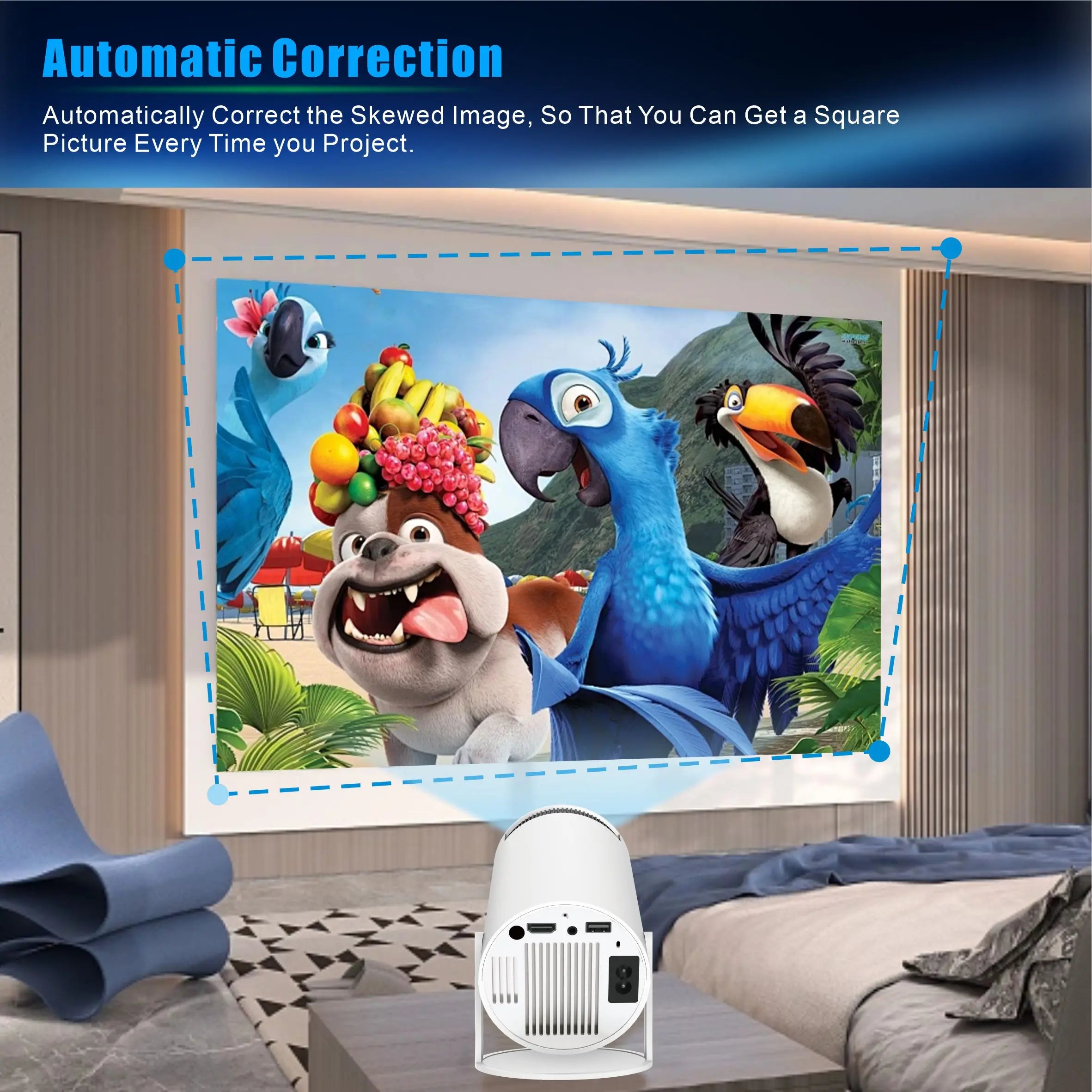 The Home Essence 4K Portable Smart Projector